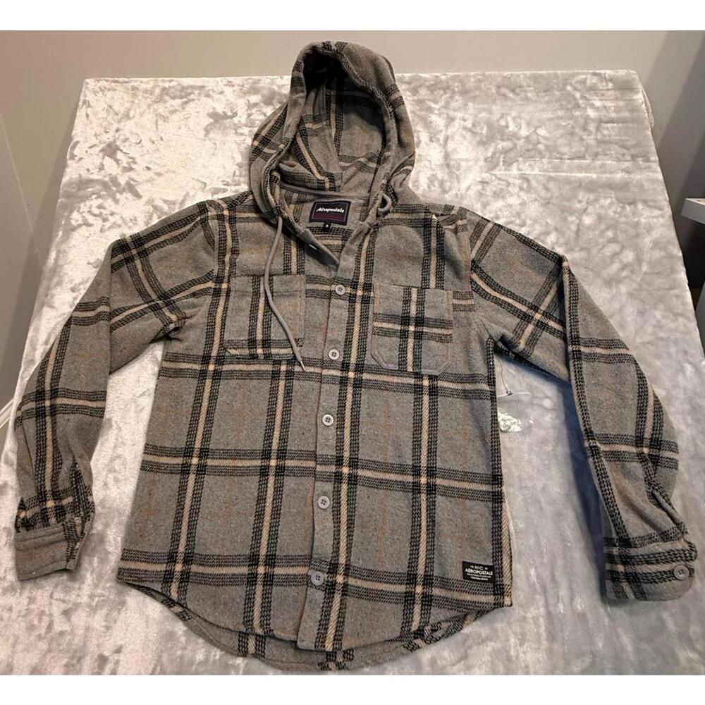 Aeropostale Men's Flannel‎ Size Small NWOT Long Sleeve Flannel Jacket